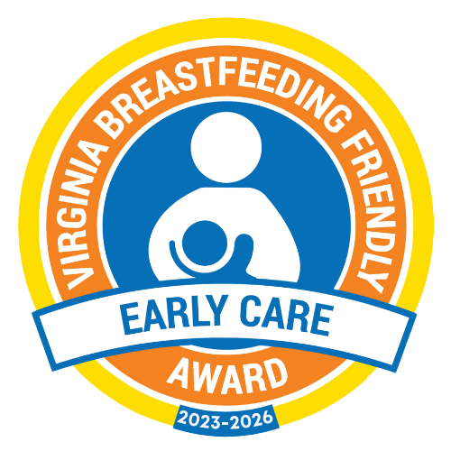 Award Virginia Breastfeeding Friendly - Early Care award - 2023 - 2026